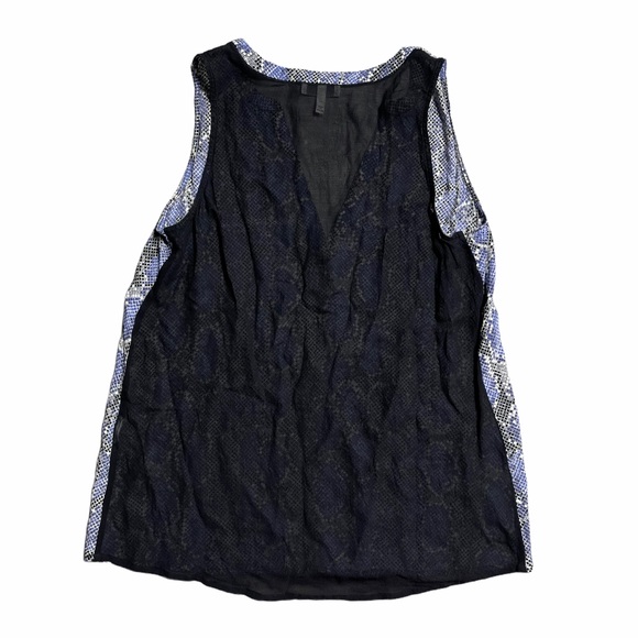 Joie Purple & Black Snakeskin Print Blouse XS - Picture 7 of 7